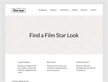 Tablet Screenshot of likeafilmstar.com